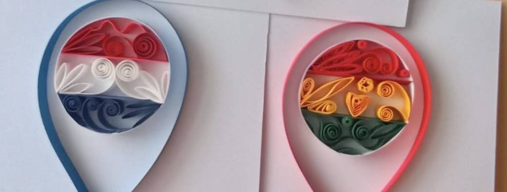 QUILLING : Drapeaux latinos / BANDERAS LATINAS
