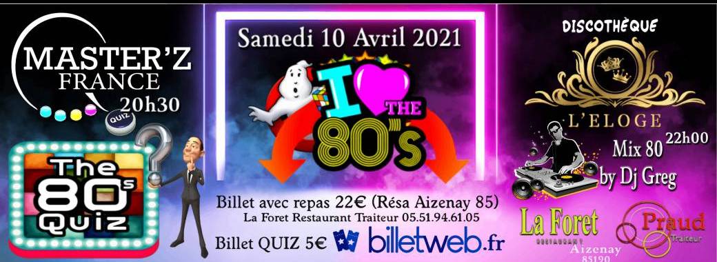 QUIZ "I Love the 80'S "