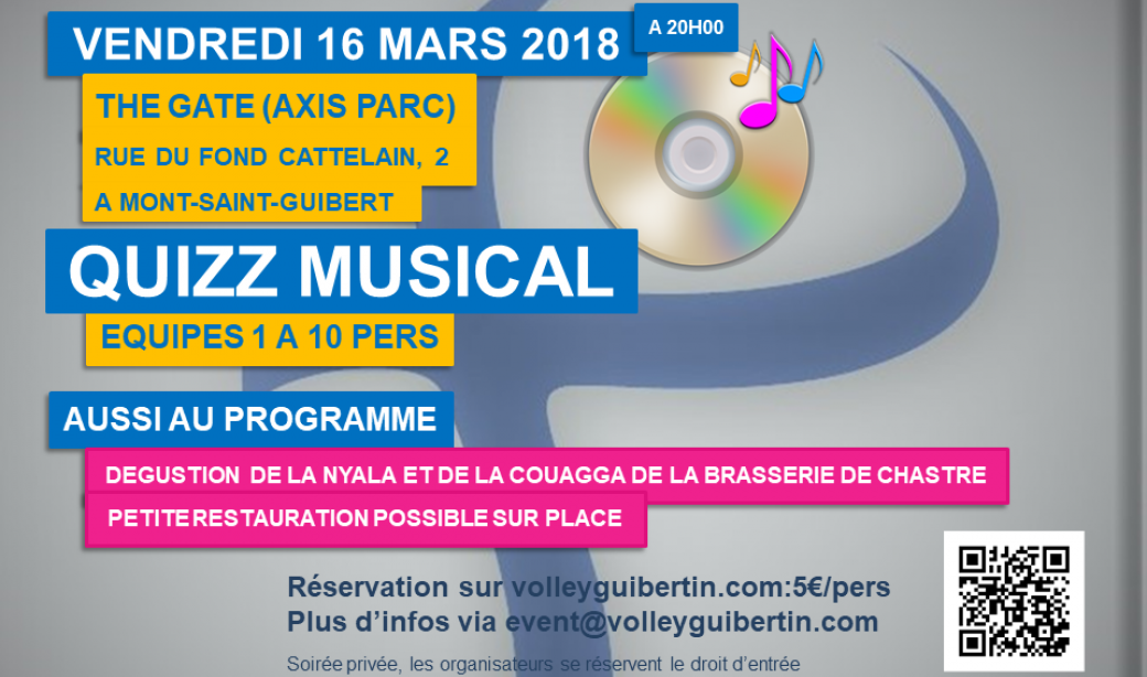 Quizz musical du 16/03/2018