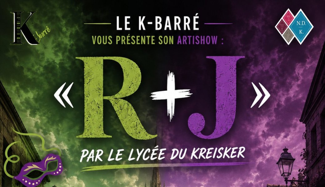 "R+J" : L'artishow du K-barré !     (ouv. portes : 20h)