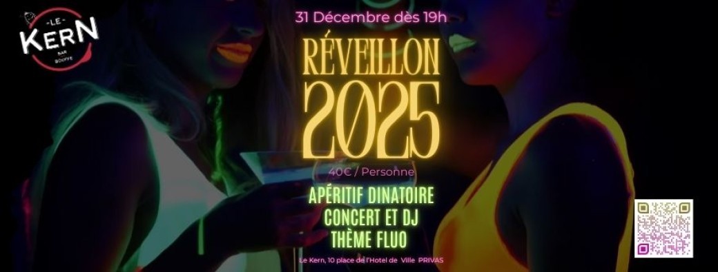 ✨RÉVEILLON 2025 au Kern — Soirée FLUO✨