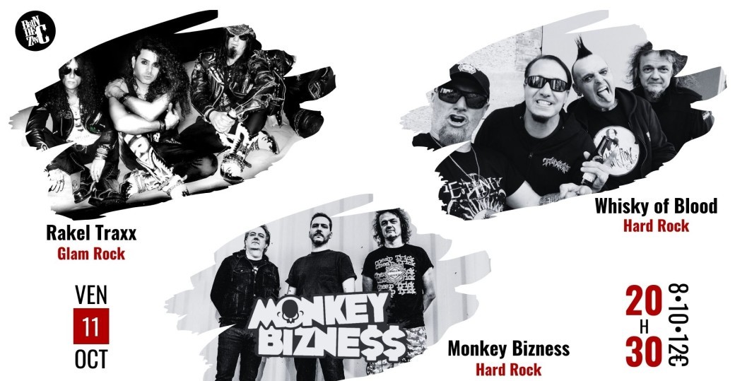 Rakel Traxx x Whisky of Blood x Monkey Bizness (Glam Rock • Hard Rock)
