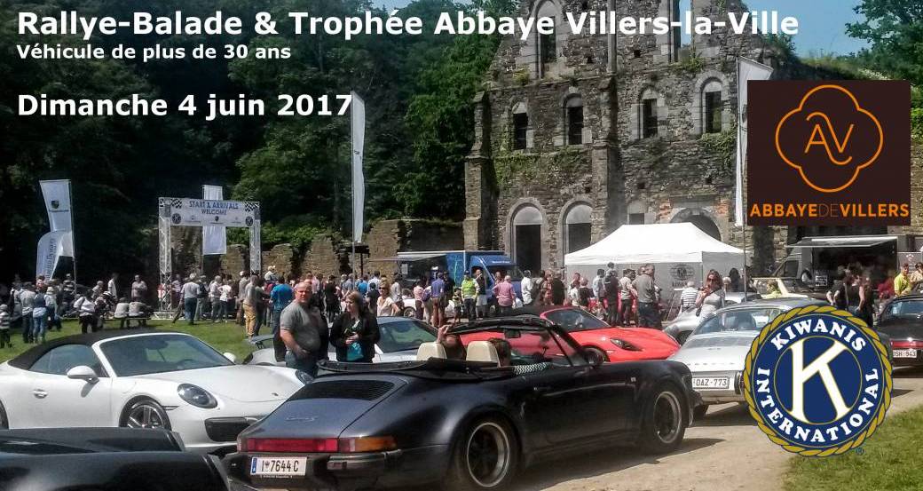 Rallye-Balade & Trophée Abbaye Villers-la-Ville 2017