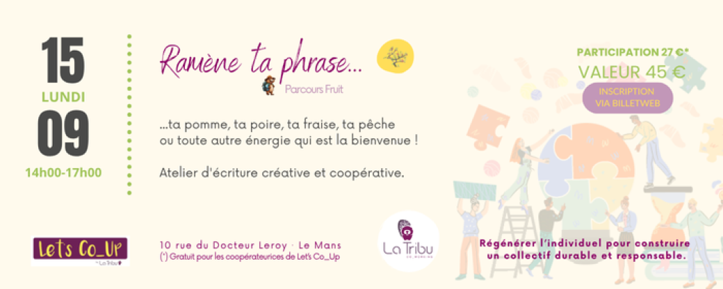 Ramène ta phrase !
