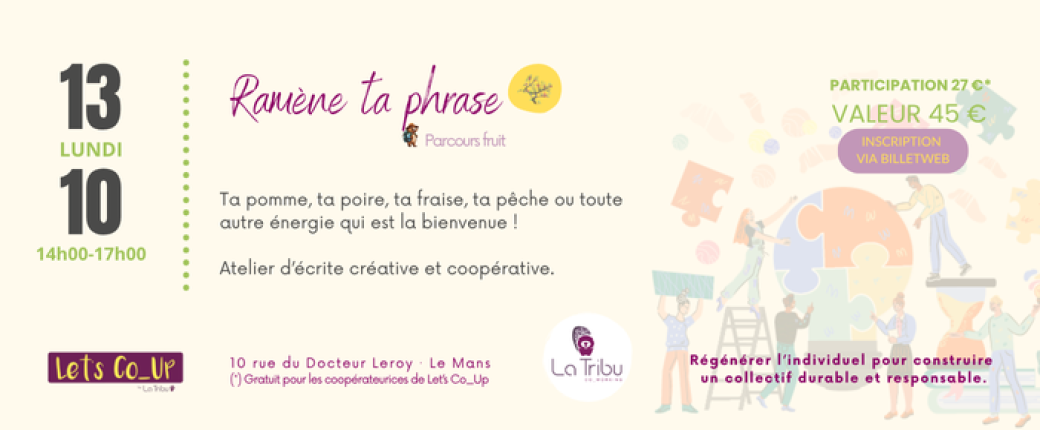 Ramène ta phrase !