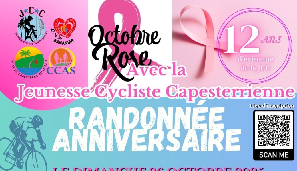 Randonnée Anniversaire 12 ans déjà en soutien d’Octobre Rose