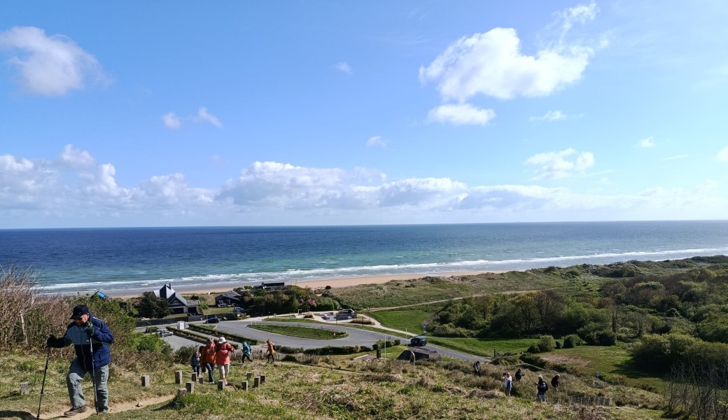 Randonnée historique sur Omaha beach + visite du cimetière américain