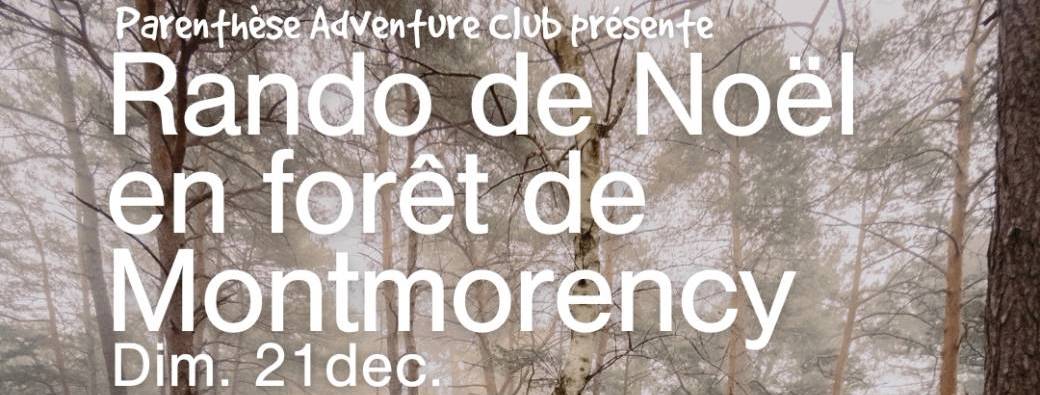 Randonnée Parenthèse de Noël en forêt de Montmorency 