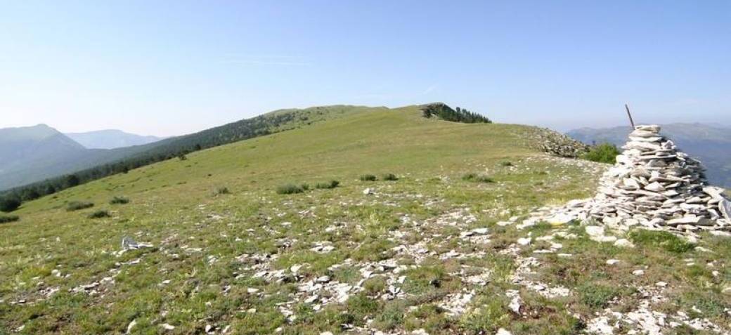 Randotrain des pignes : Le Serre Gros et sa crête panoramique