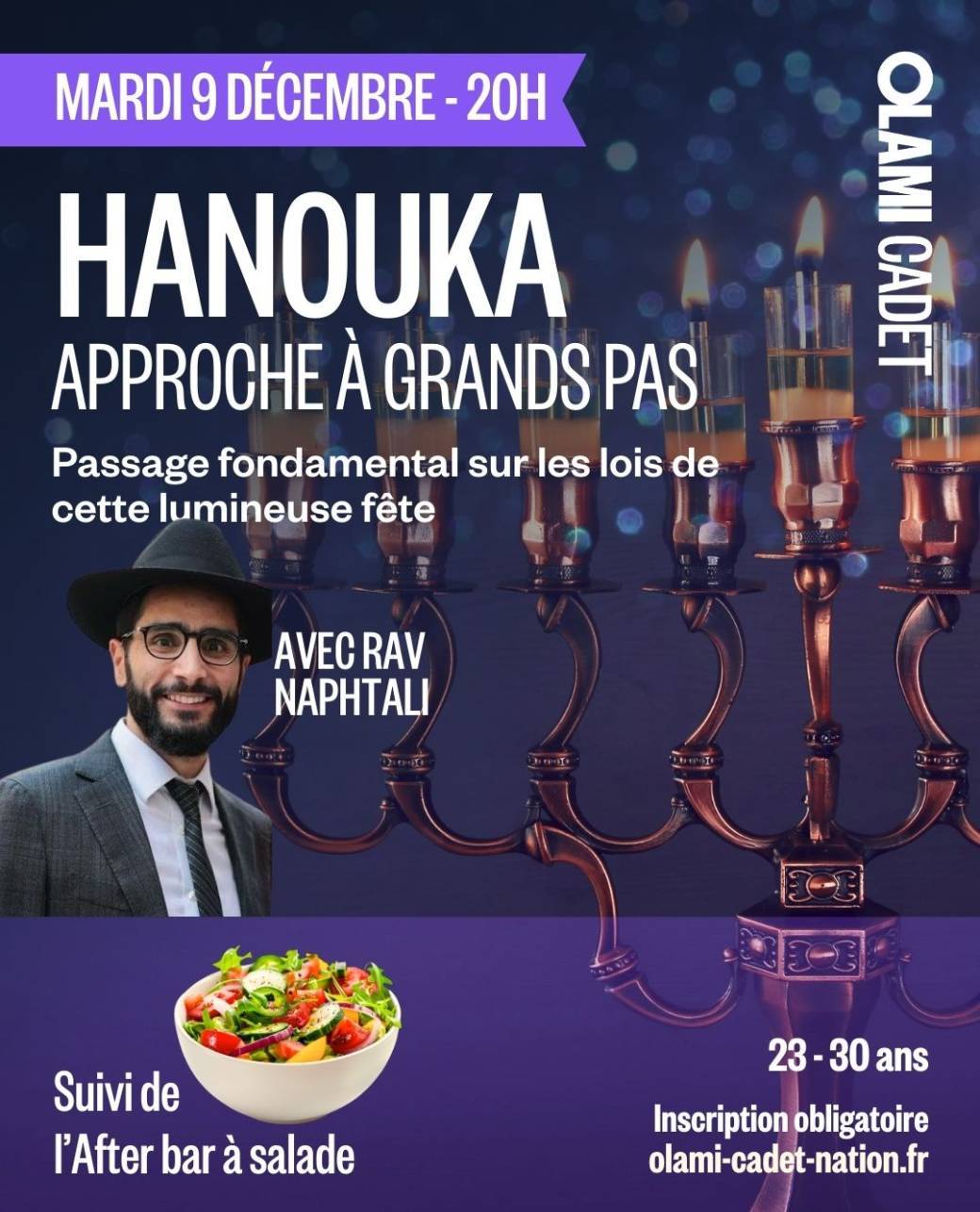 Rav Naphtali - Hanouka : les lois de cette fête lumineuse 