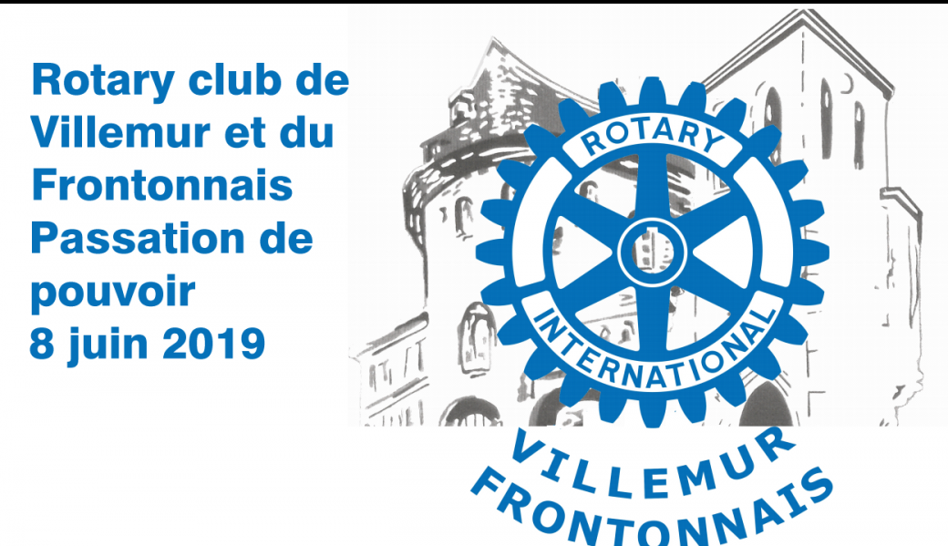 Passation de pouvoir - club Rotary de Villemur et du Frontonnais