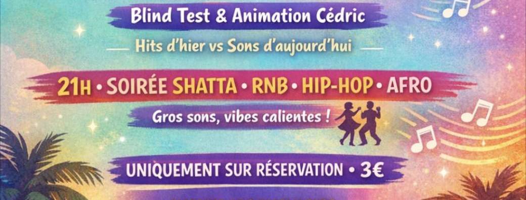 RDV Nouveaux/Anciens #lesreliés /18h jeux/20h SOIRÉE R&B-SHATA