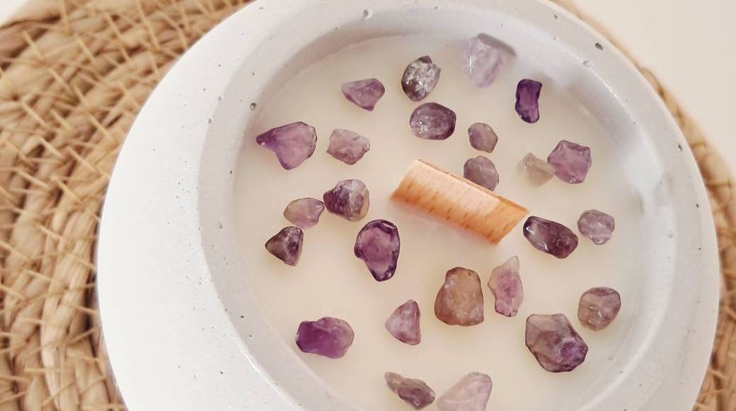 Réalisation d'une bougie relaxante