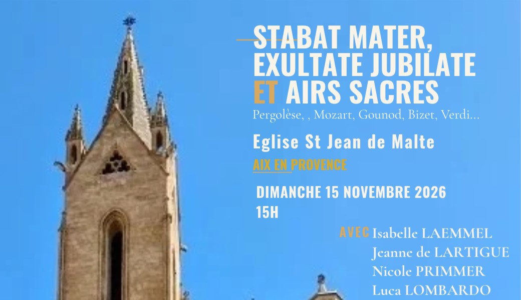 RECITAL A L'EGLISE ST JEAN DE MALTE A AIX EN PROVENCE