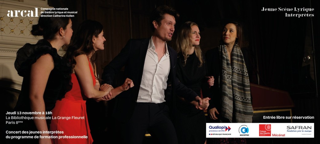 Récital de chant « Jeune Scène Lyrique » – ARCAL