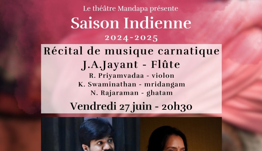 Récital de musique carnatique - Inde du Sud