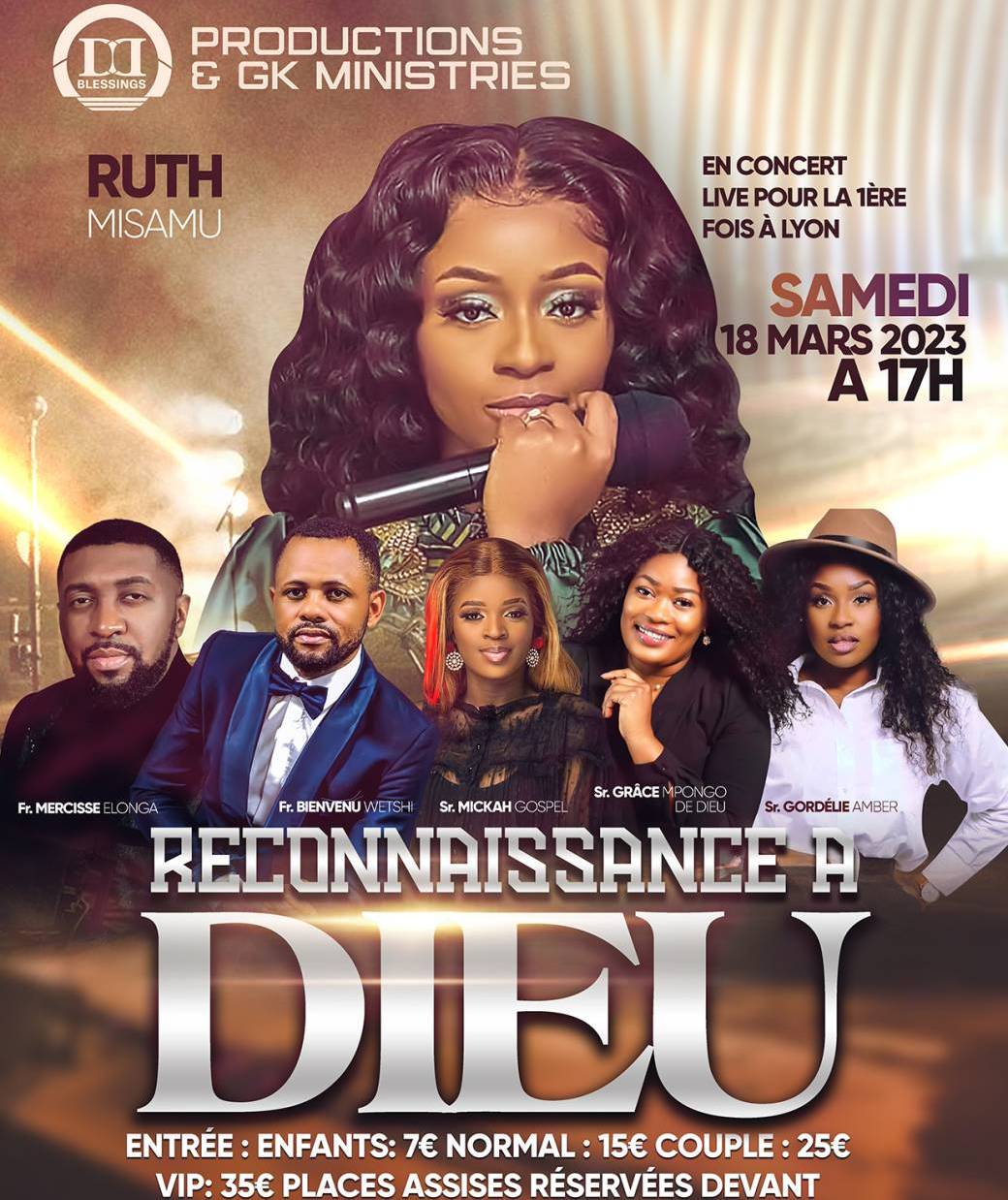 Tickets Reconnaissance à Dieu Billetweb