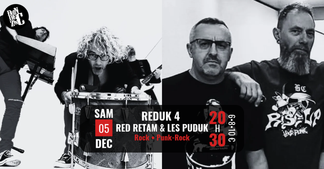 REDUK 4 • RED RETAM & LES PUDUK (Rock • Punk-Rock)