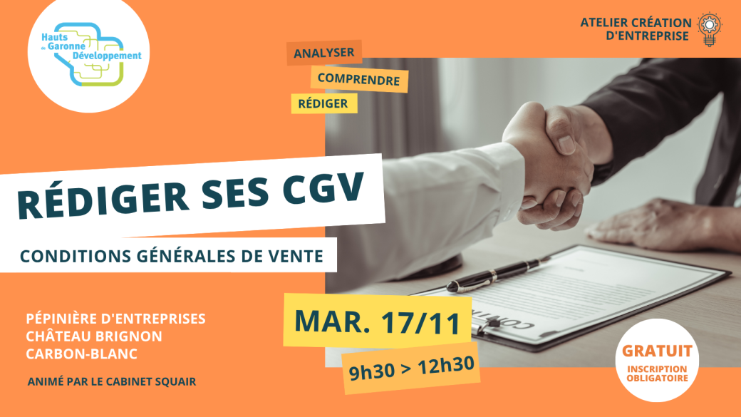 Rédiger ses conditions générales de vente 