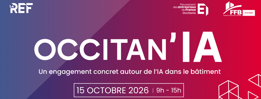 REF Occitan'IA - Un engagement concret autour de l'IA dans le bâtiment