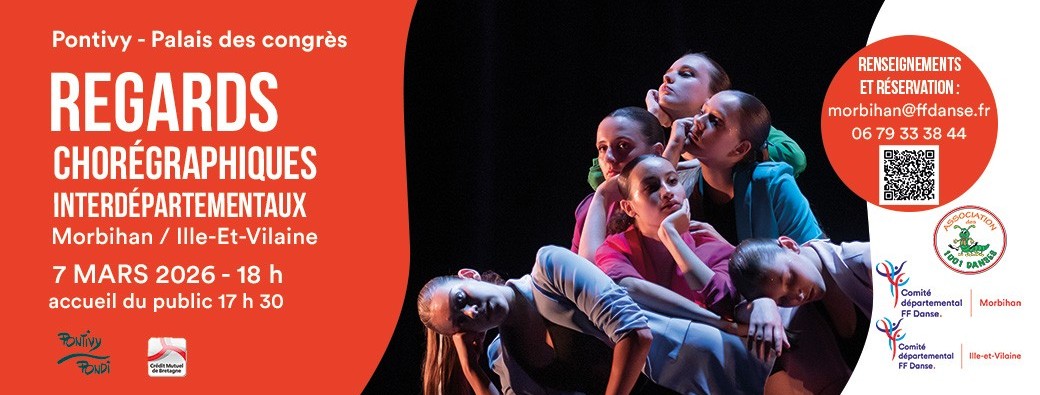 Regards chorégraphiques interdépartementaux 2026 Morbihan / Ille-Et-Vilaine