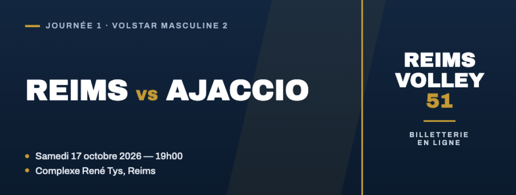 Reims vs Ajaccio - Journée 1 - Volstar Masculine 2 