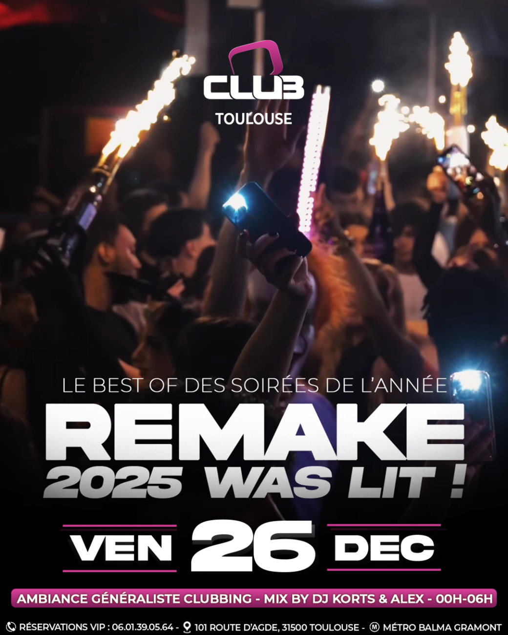 REMAKE  - FREE PASS 00H-01H