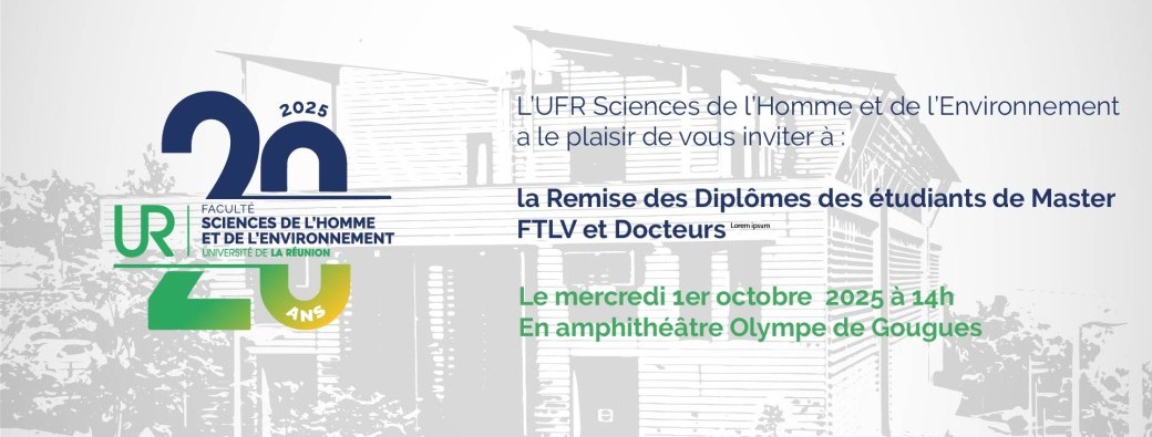 Remise des diplômes MASTER 2025