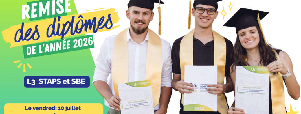 Remise des diplômes MASTER LPRO DOCTORAT 2026