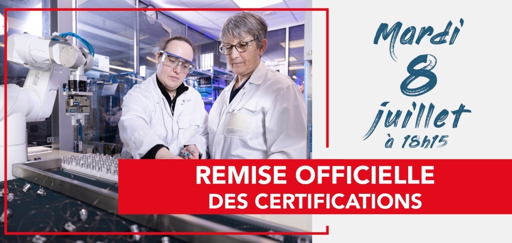 Remise Officielle des Certifications de Branche