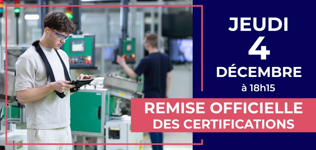 Remise Officielle des Certifications de Branche