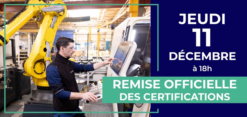 Remise Officielle des Certifications de Branche