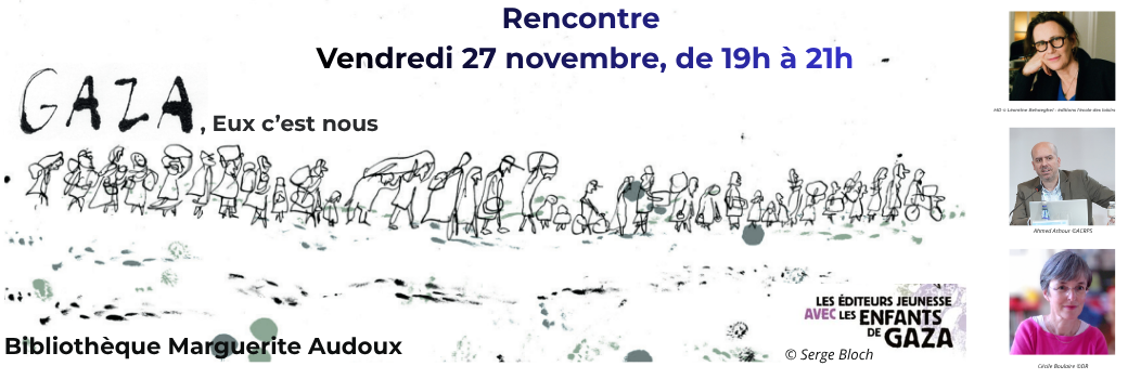 Rencontre autour de l'ouvrage Gaza, Eux c'est nous