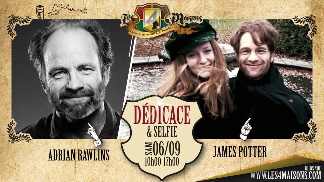 Rencontre avec Adrian Rawlins aka James Potter de Harry Potter à Liège