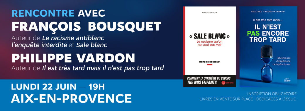Rencontre avec FRANÇOIS BOUSQUET et PHILIPPE VARDON à AIX-EN-PROVENCE