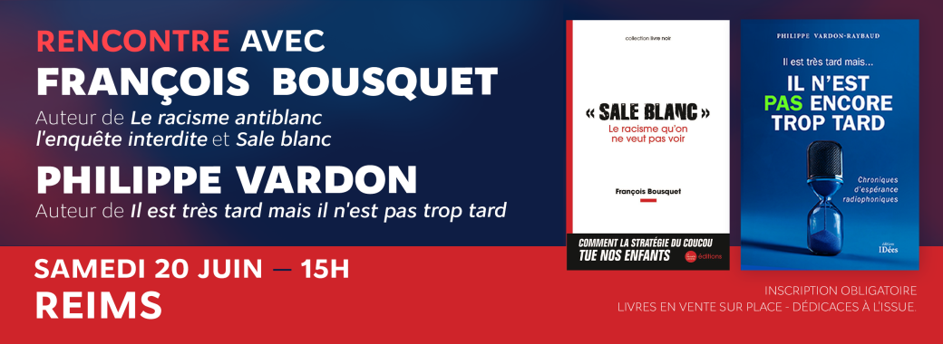 Rencontre avec FRANÇOIS BOUSQUET et PHILIPPE VARDON à REIMS