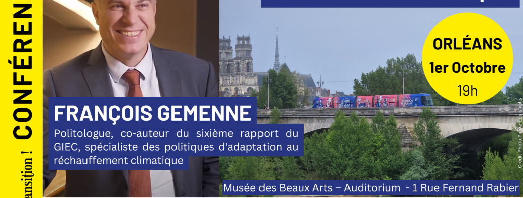 Rencontre avec François Gemenne : Accélérer les solutions face au changement climatique.