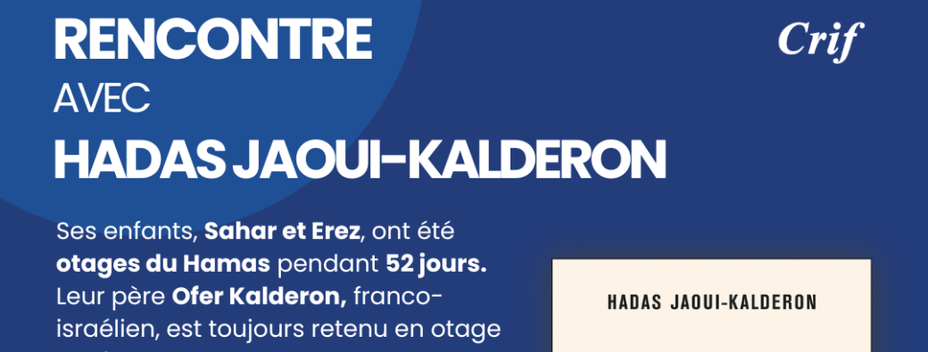 Rencontre avec Hadas Jaoui-Kalderon