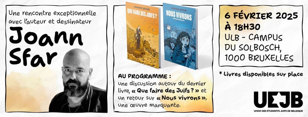 Rencontre avec Joann Sfar 