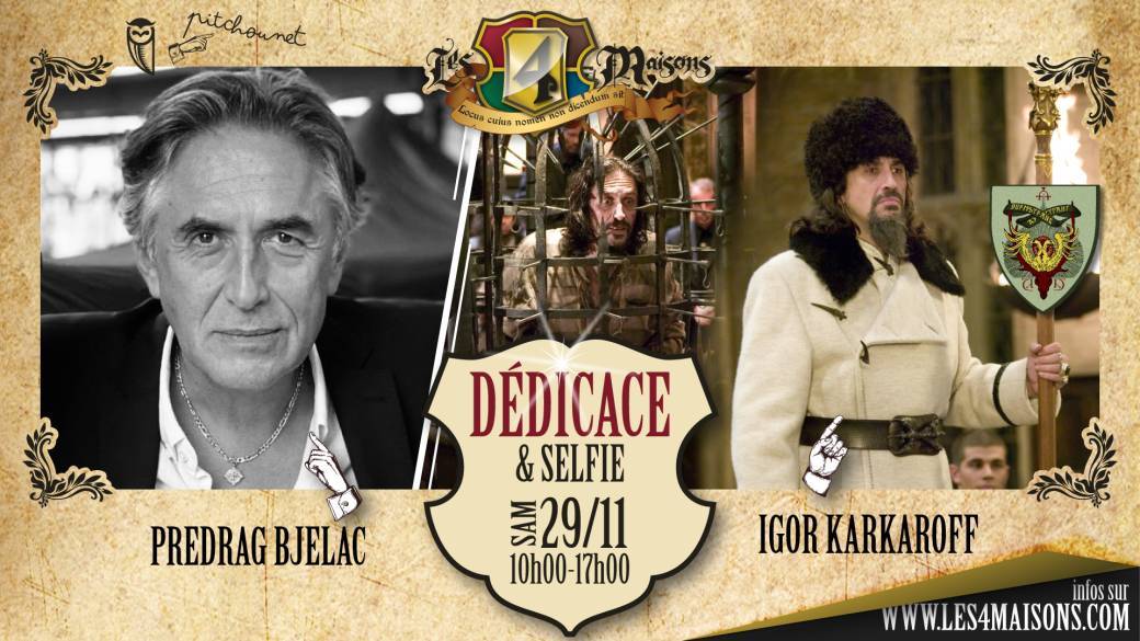 Rencontre avec Predrag Bjelac aka Igor Karkaroff de Harry Potter à Liège