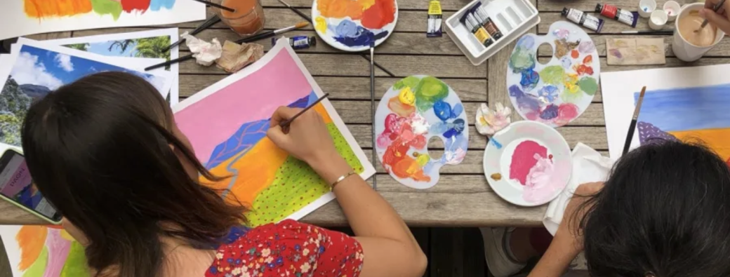 Atelier peinture en plein air & moment convivial - le week end