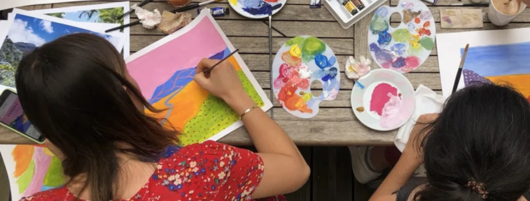 Atelier peinture en plein air & moment convivial - en semaine