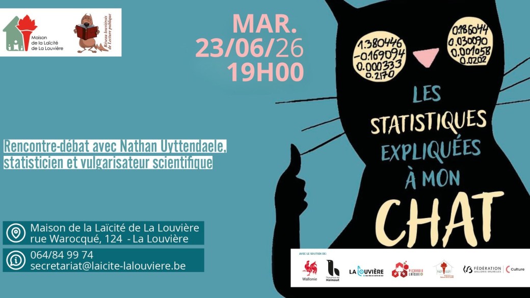 Rencontre-débat : Les statistiques expliquées à mon chat