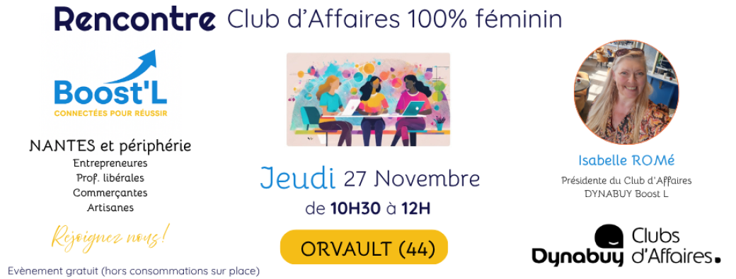 Rencontre DYNABUY Club d'affaires Boost'L)