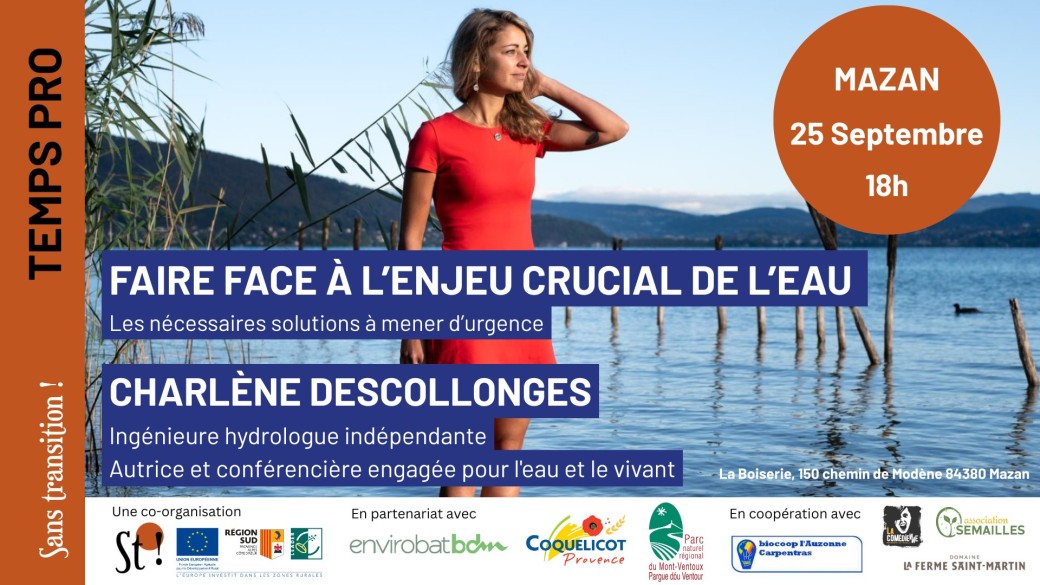 Rencontre Pro : Faire face à l'enjeu crucial de l'eau
