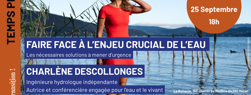 Rencontre Pro : Faire face à l'enjeu crucial de l'eau