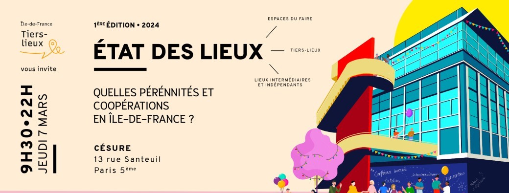 Rencontre régionale des tiers-lieux d'Île-de-France · INSCRIPTION