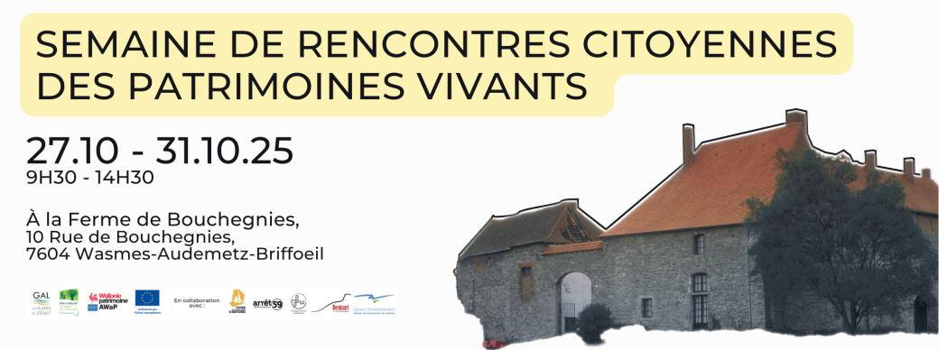 RENCONTRES CITOYENNES PATRIMOINES VIVANTS - JEUDI 30.10 