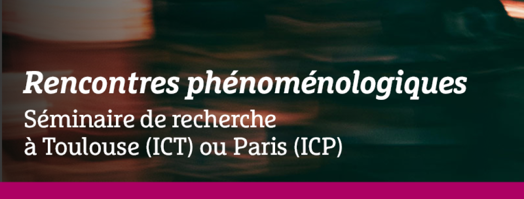 Rencontres phénoménologiques | 2025-2026