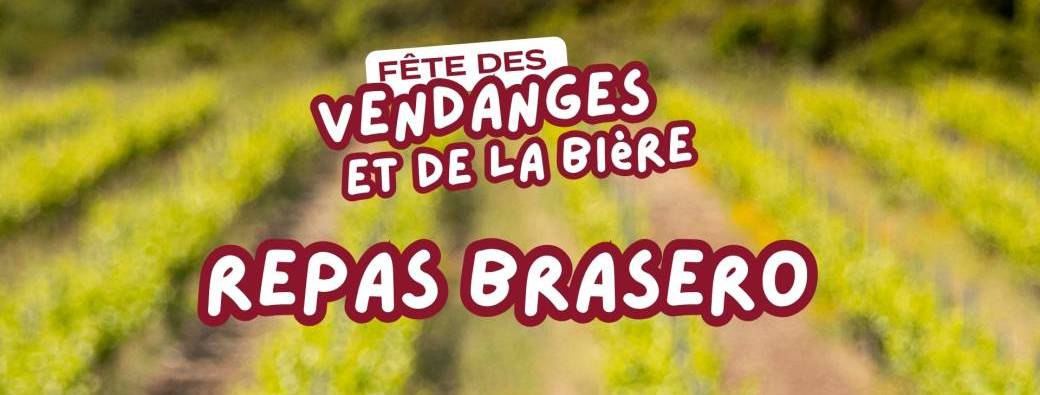 Repas Brasero - Fête des Vendanges et de la Bière
